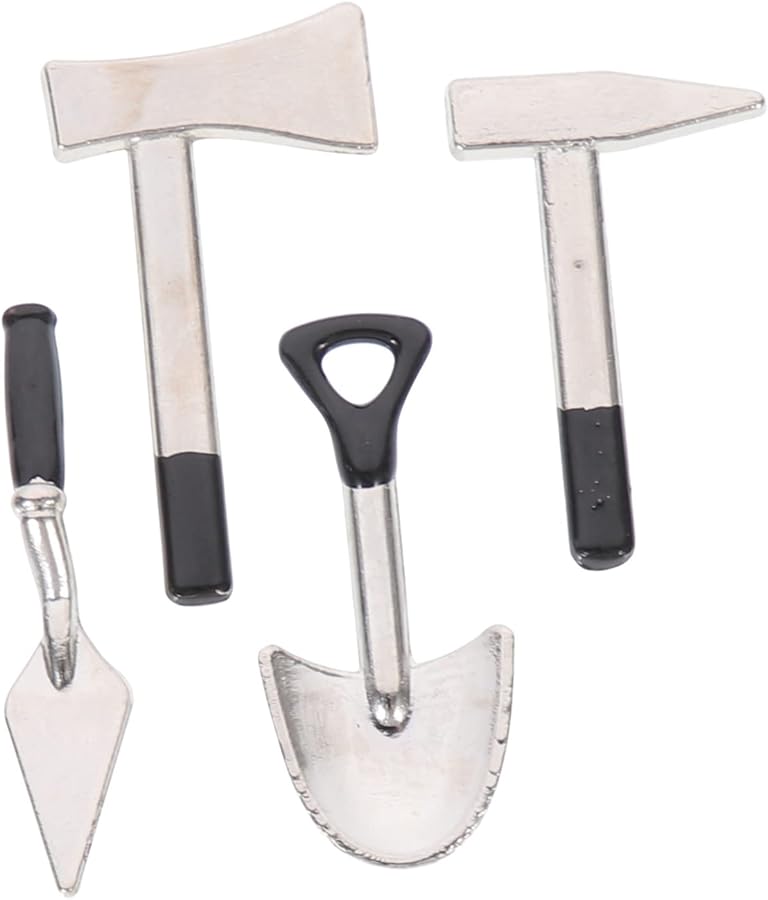 Miniature Gardening Tools Set Of 4 For Dollhouse Fairy Garden Model Accessories - Image 1